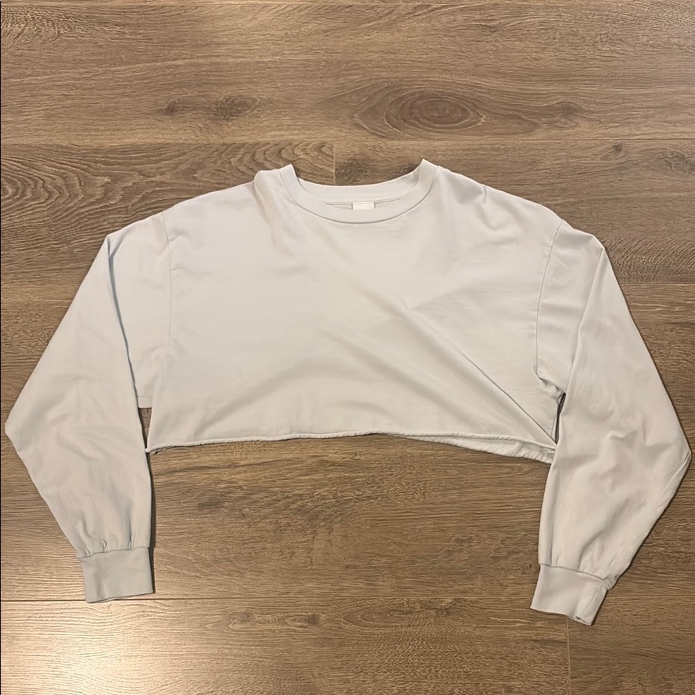 Aritzia TNA cropped baggy long sleeve